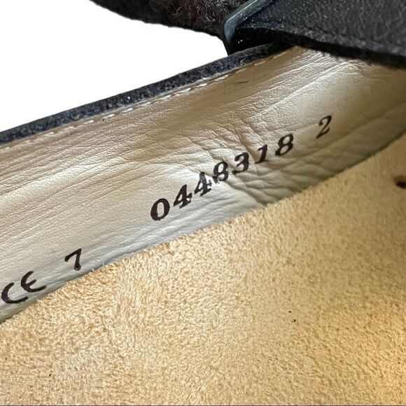 FINN COMFORT Germany Leather Mary Jane Slip-On Shoes Dark Brown 7 - Picture 12 of 13